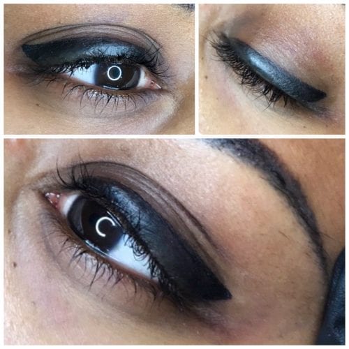 Thick wedge eyeliner